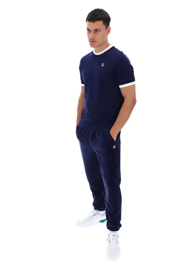 Fila Navy Marconi Essential Ringer T-Shirt