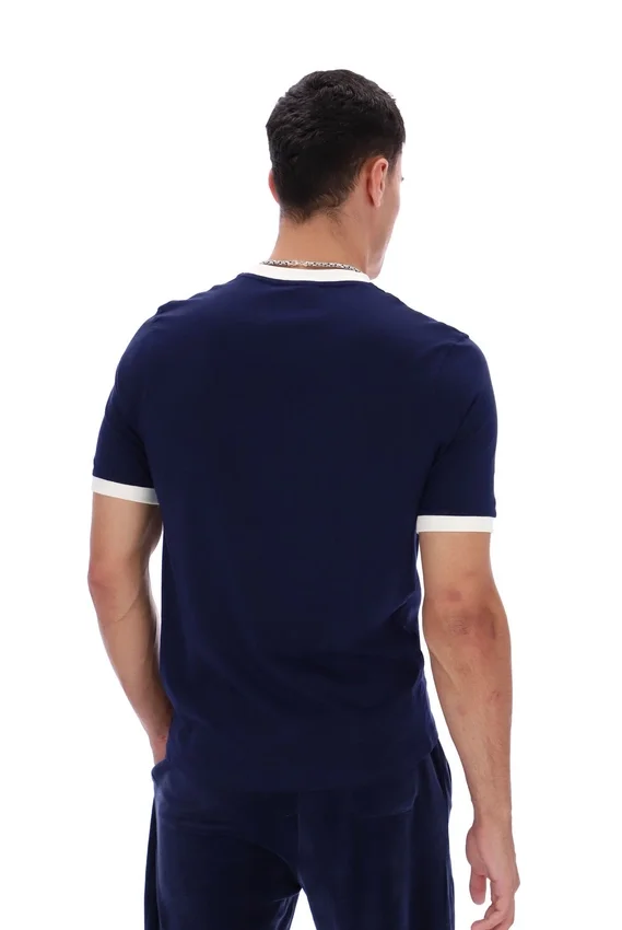 Fila Navy Marconi Essential Ringer T-Shirt