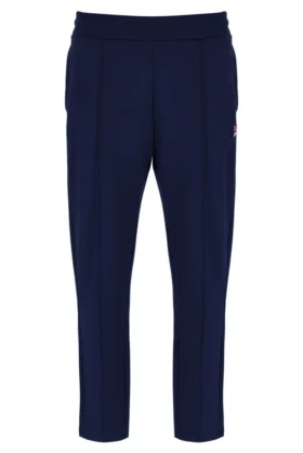 Fila Navy Molveno Pin Tuck Slim Leg Pants