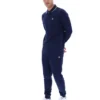 Fila Navy Monte Tipped Collar Long Sleeve Polo