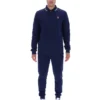 Fila Navy Monte Tipped Collar Long Sleeve Polo