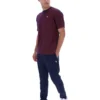 Fila Navy Nilo Printed Pinstripe T-Shirt