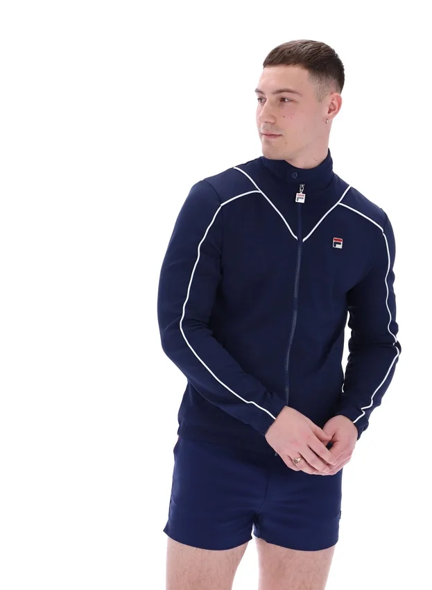 Fila Navy Noble Archive Piping Track Top