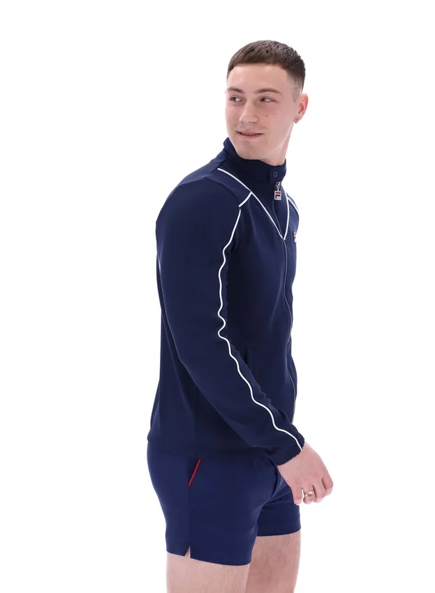 Fila Navy Noble Archive Piping Track Top