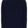 Fila Navy Nowell Waffle Knit Long Sleeve Polo