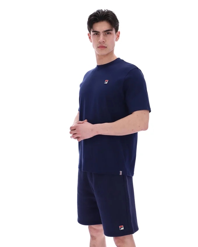 Fila Navy Osvaldo Graphic T-Shirt