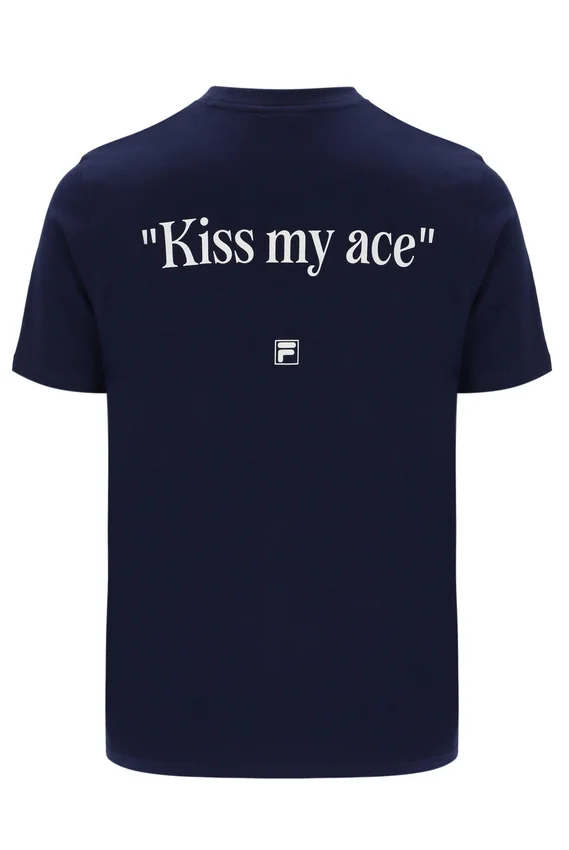 Fila Navy Osvaldo Graphic T-Shirt
