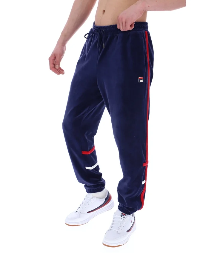 Fila Navy Otello Contrast Panel Track Pants
