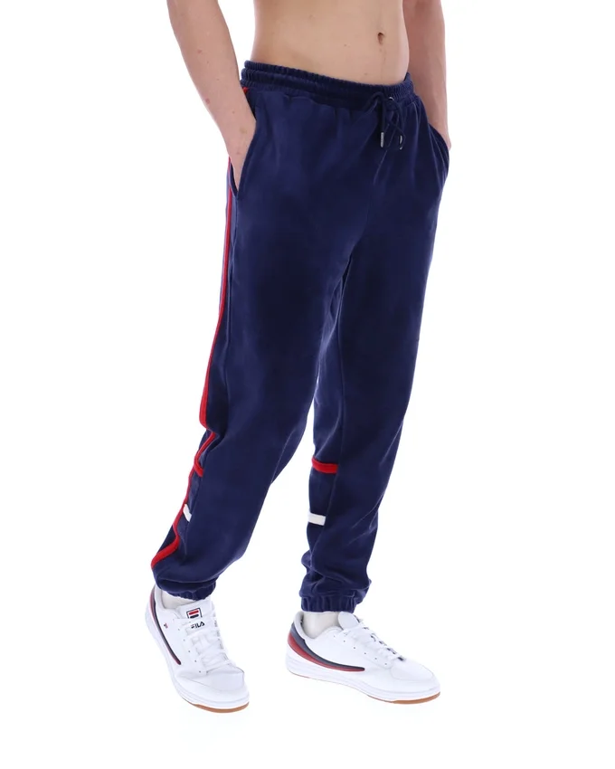 Fila Navy Otello Contrast Panel Track Pants