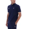 Fila Navy Pablo Three-Button Tipped Rib Polo Shirt