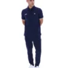 Fila Navy Pablo Three-Button Tipped Rib Polo Shirt
