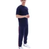 Fila Navy Pepe Tee with Flock Logo