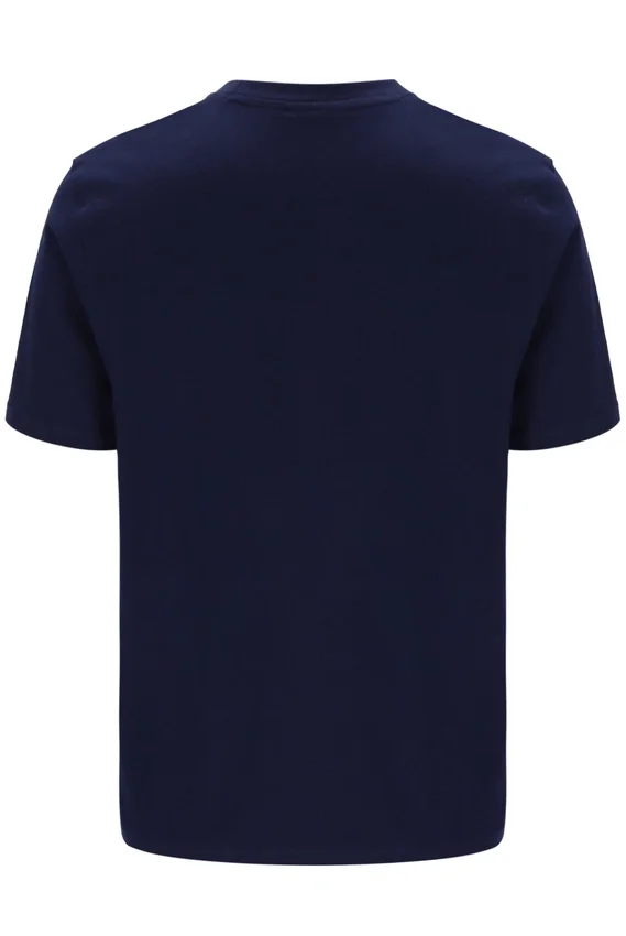 Fila Navy Pepe Tee with Flock Logo