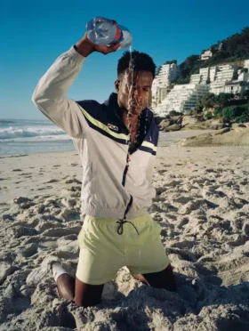 Fila Navy Phillip Cut And Sew Track Top