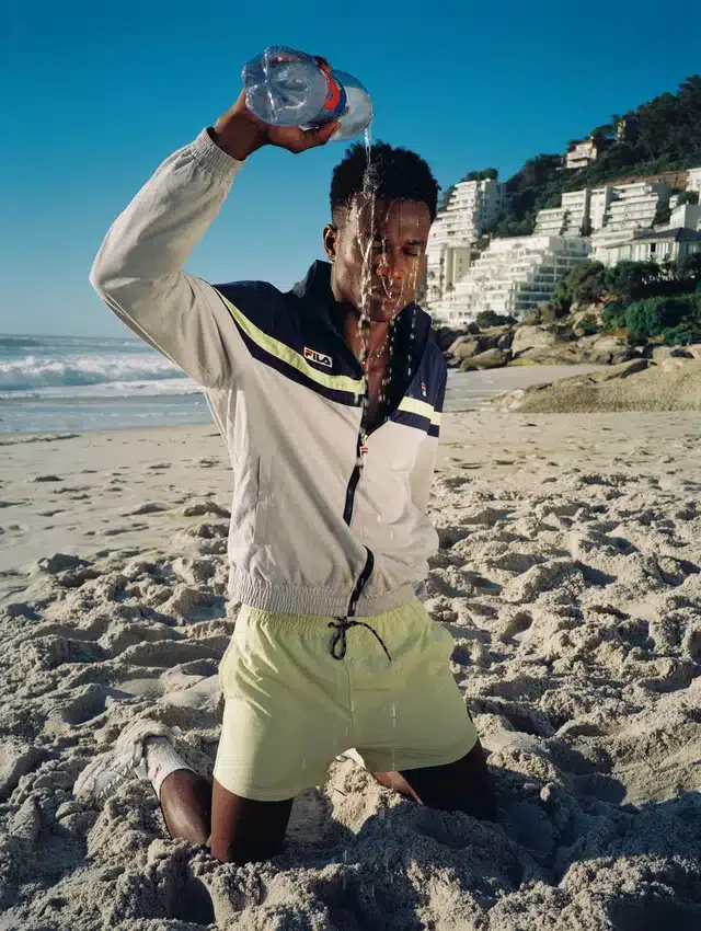 Fila Navy Phillip Cut And Sew Track Top