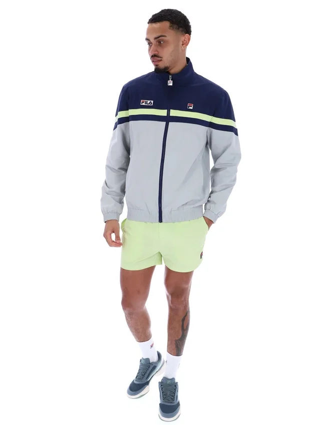 Fila Navy Phillip Cut And Sew Track Top
