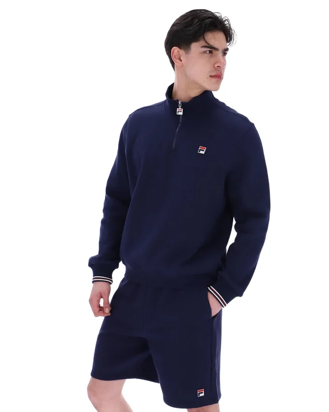 Fila Navy Ramy F-Box 1/4 Zip Up Jumper