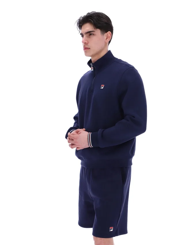 Fila Navy Ramy F-Box 1/4 Zip Up Jumper