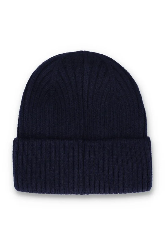 Fila Navy Ricco Ribbed Watchman Turn-Up Beanie
