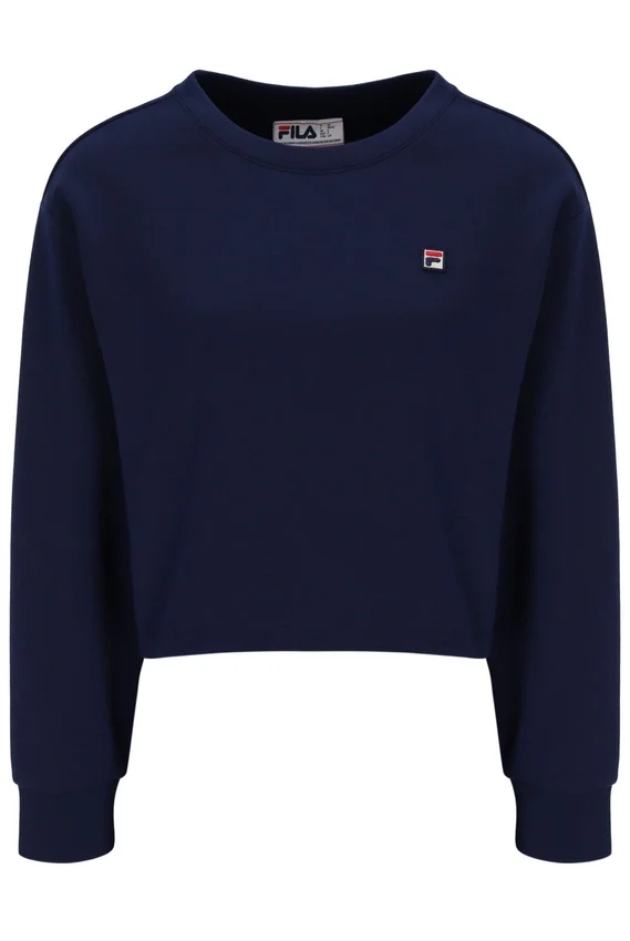 Fila Navy Sestri Wide Crew Neck Sweatshirt
