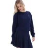 Fila Navy Sestri Wide Crew Neck Sweatshirt