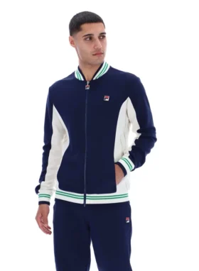 Fila Navy Settanta Baseball Track Top