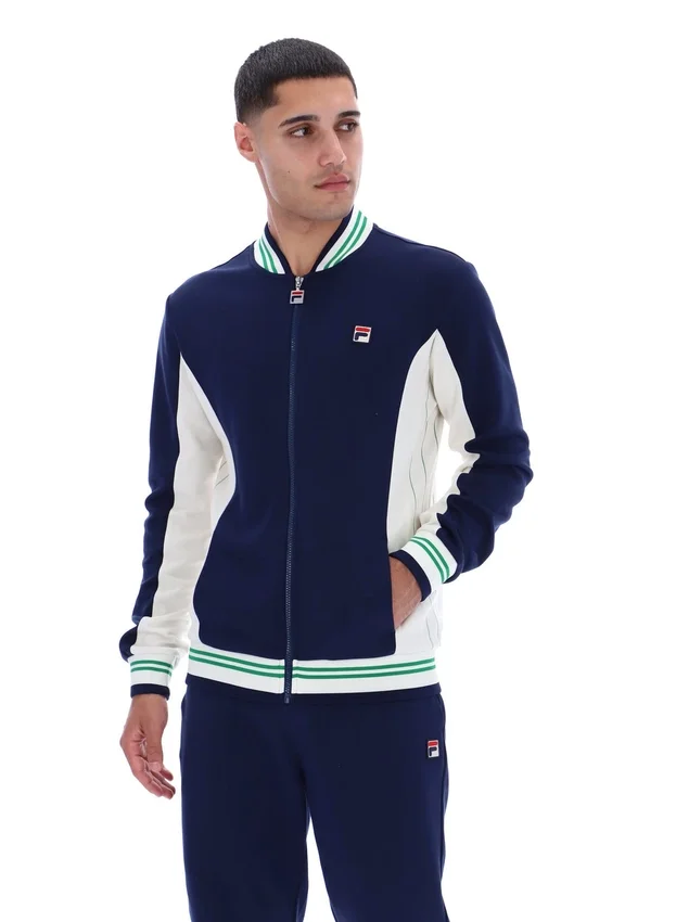 Fila Navy Settanta Baseball Track Top