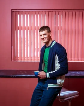 Fila Navy Settanta Baseball Track Top