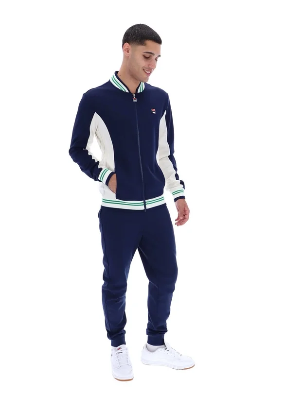 Fila Navy Settanta Baseball Track Top