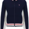 Fila Navy Silvana Iconic Baseball Track Top