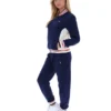 Fila Navy Silvana Iconic Baseball Track Top