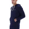 Fila Navy Tenconi Zip Up Hoodie