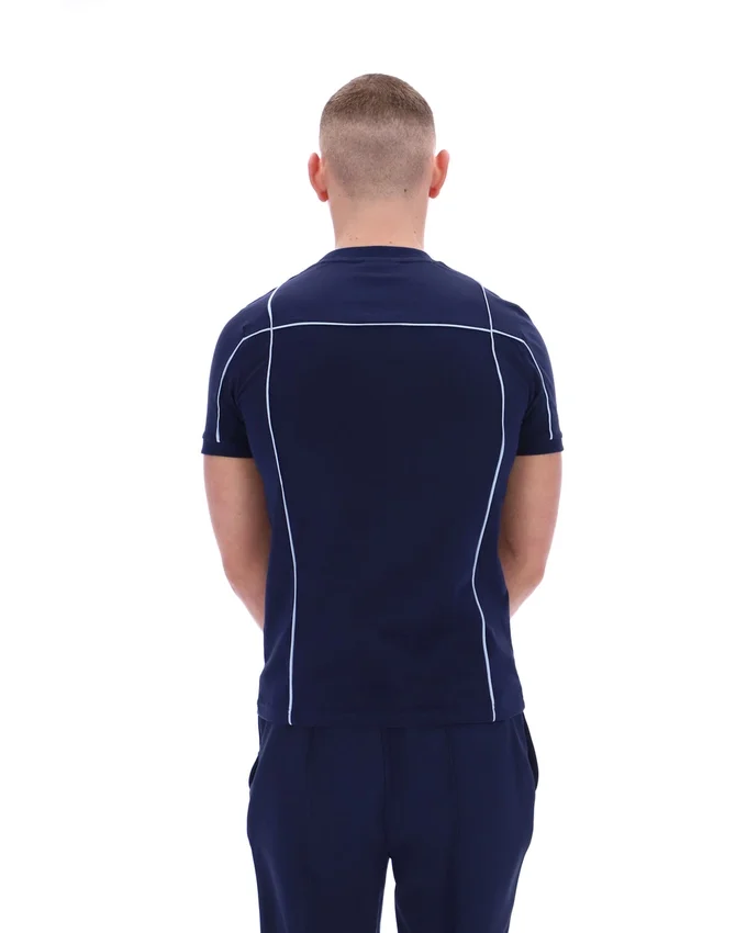 Fila Navy Terri T-Shirt with Contrast Piping