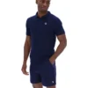 Fila Navy Tristiano Textured Polo
