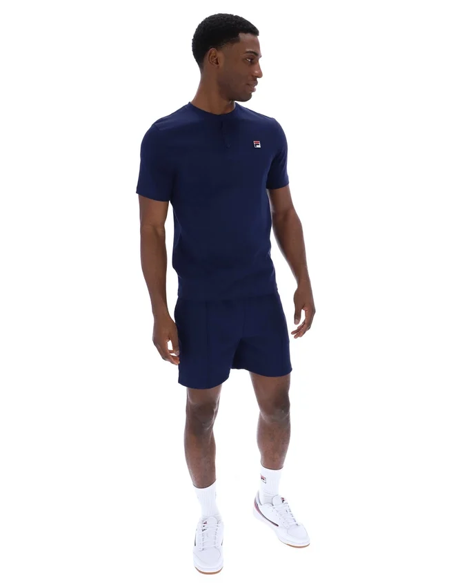 Fila Navy Valentino Essential Collared Tee