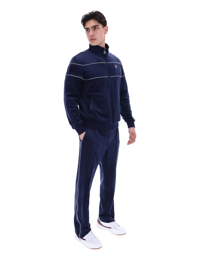 Fila Navy Vittorio Velour Track Top