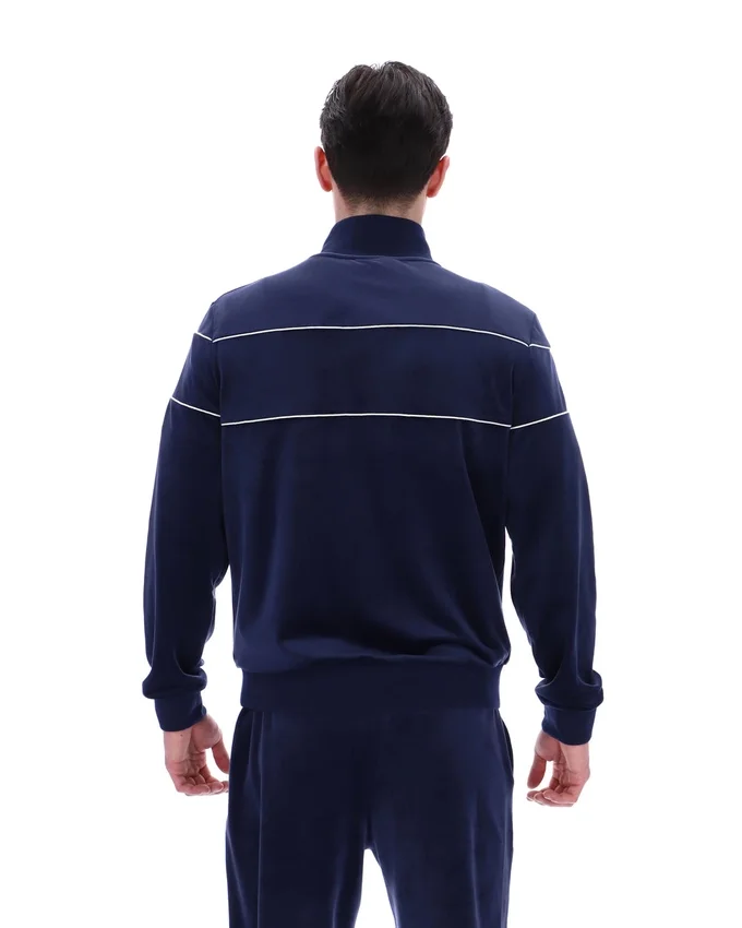 Fila Navy Vittorio Velour Track Top