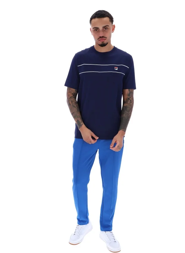 Fila Navy Williams Contrast Piping T-Shirt