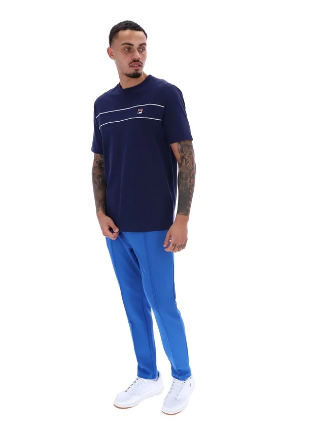 Fila Navy Williams Contrast Piping T-Shirt