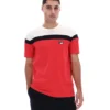 Fila Red Aiden Cut and Sew T-Shirt