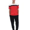 Fila Red Aiden Cut and Sew T-Shirt