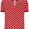 Fila Red Jaye Diagonal Stripe Polo