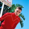 Fila Red Noble Archive Piping Track Top