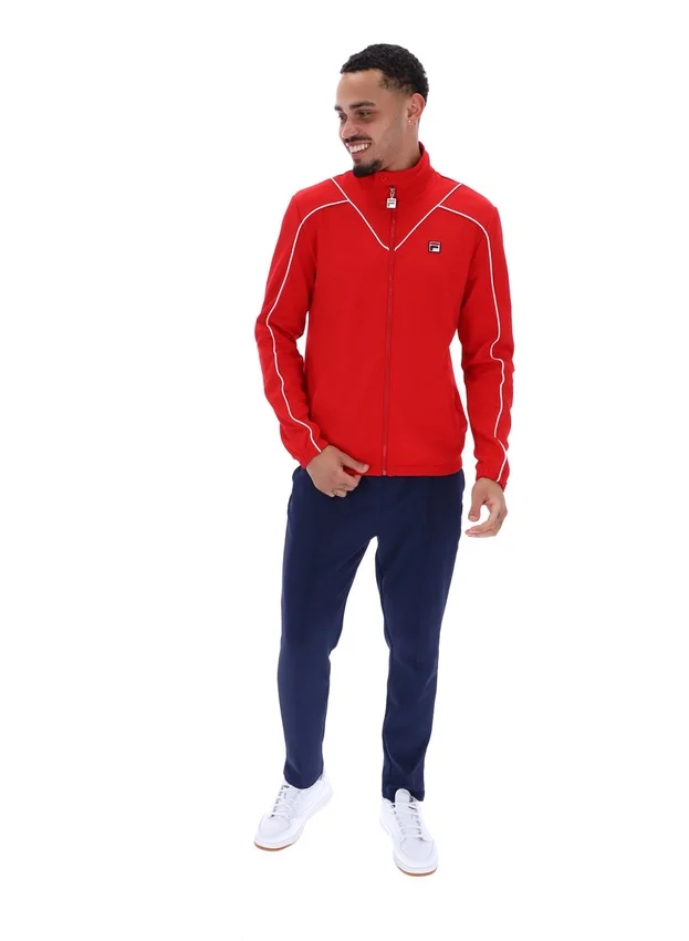Fila Red Noble Archive Piping Track Top