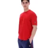 Fila Red Pepe Tee with Flock Logo