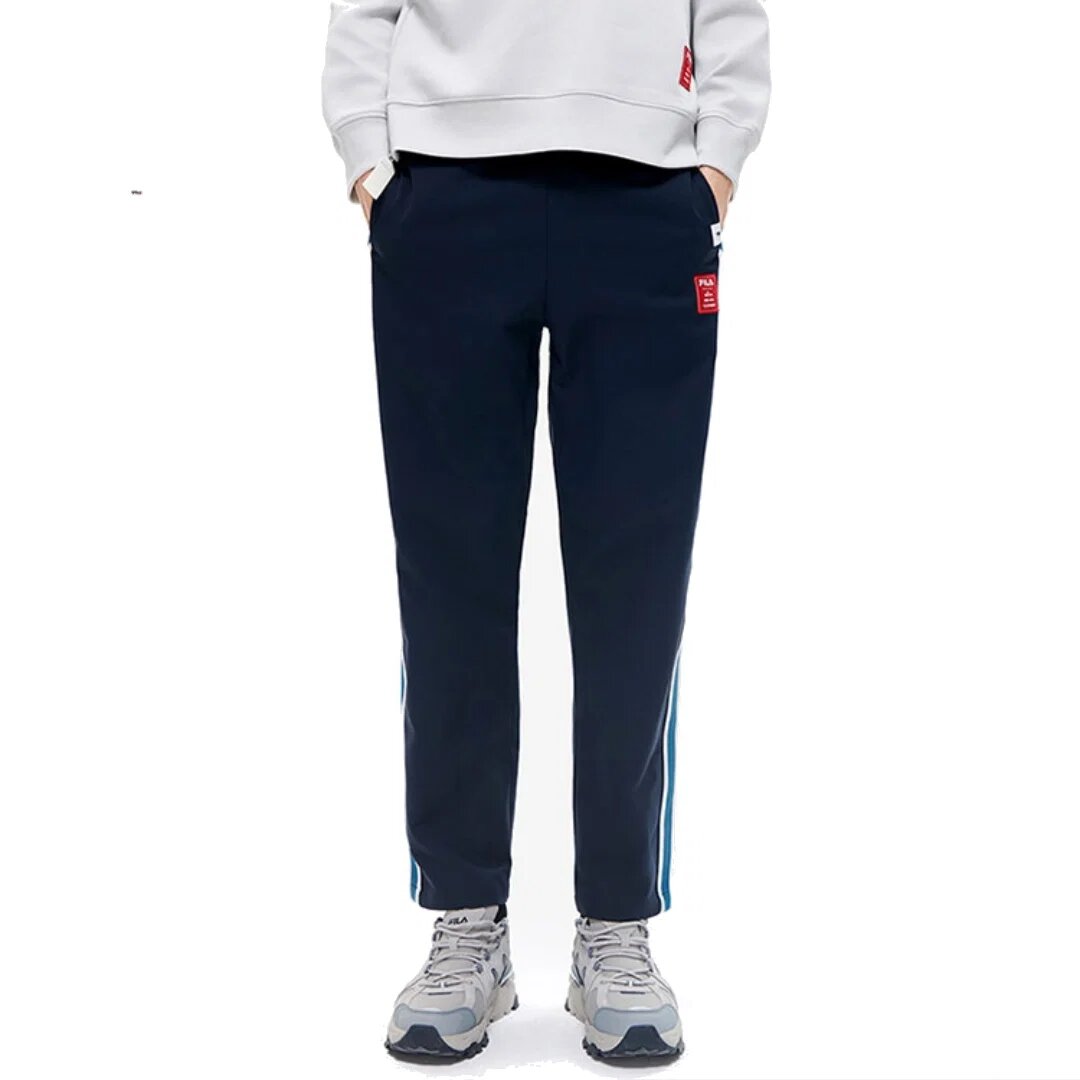 FILA x Mihara Yasuhiro Collaborative Side Stripe Woven Track Pants "Navy White"