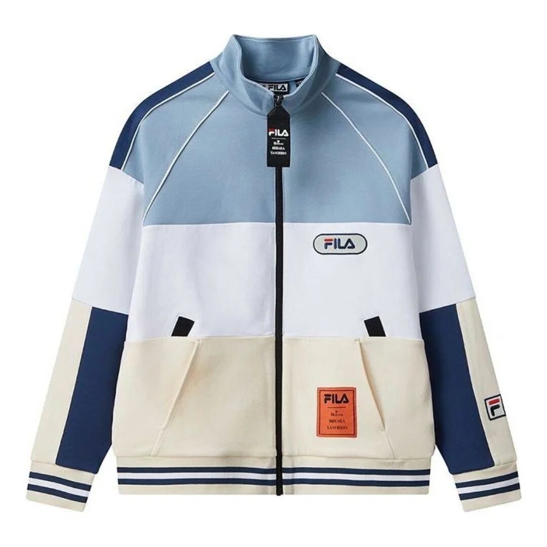 FILA x Mihara Yasuhiro Jacket "Teal White Beige"