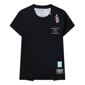 FILA x MIHARA YASUHIRO Jointly Signed Logo Printing Sports T-Shirt Black LogoT