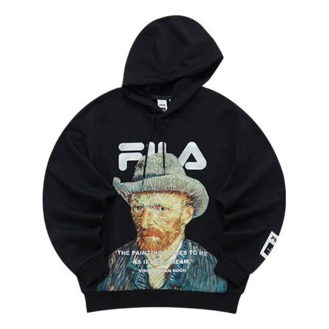 FILA x Van Gogh Museum Hoodie "Black Multi-Color"