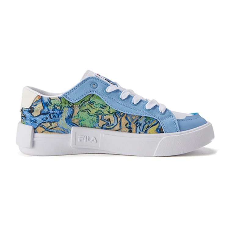FILA x Van Gogh Skate Shoes "Blue White"